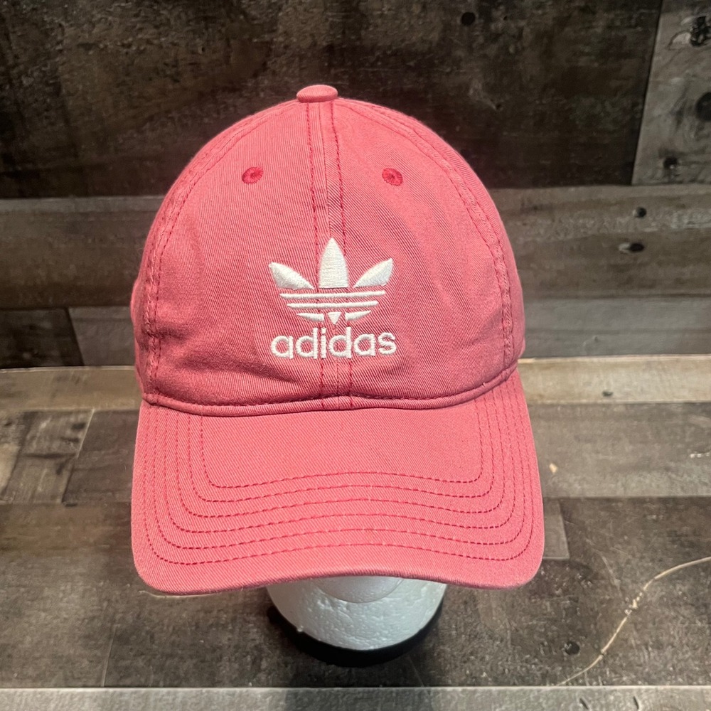 Adidas Originals Relaxed Strapback Hat Trace Maroon Pink CJ7564 OSFW
